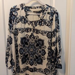 Lady Dutch flower blouse